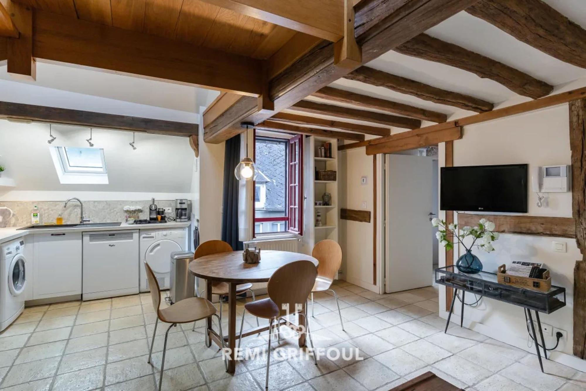 L'Escalier D'H - Duplex 3 In The City Center - Normand Charm - Family Stay Honfleur Zewnętrze zdjęcie