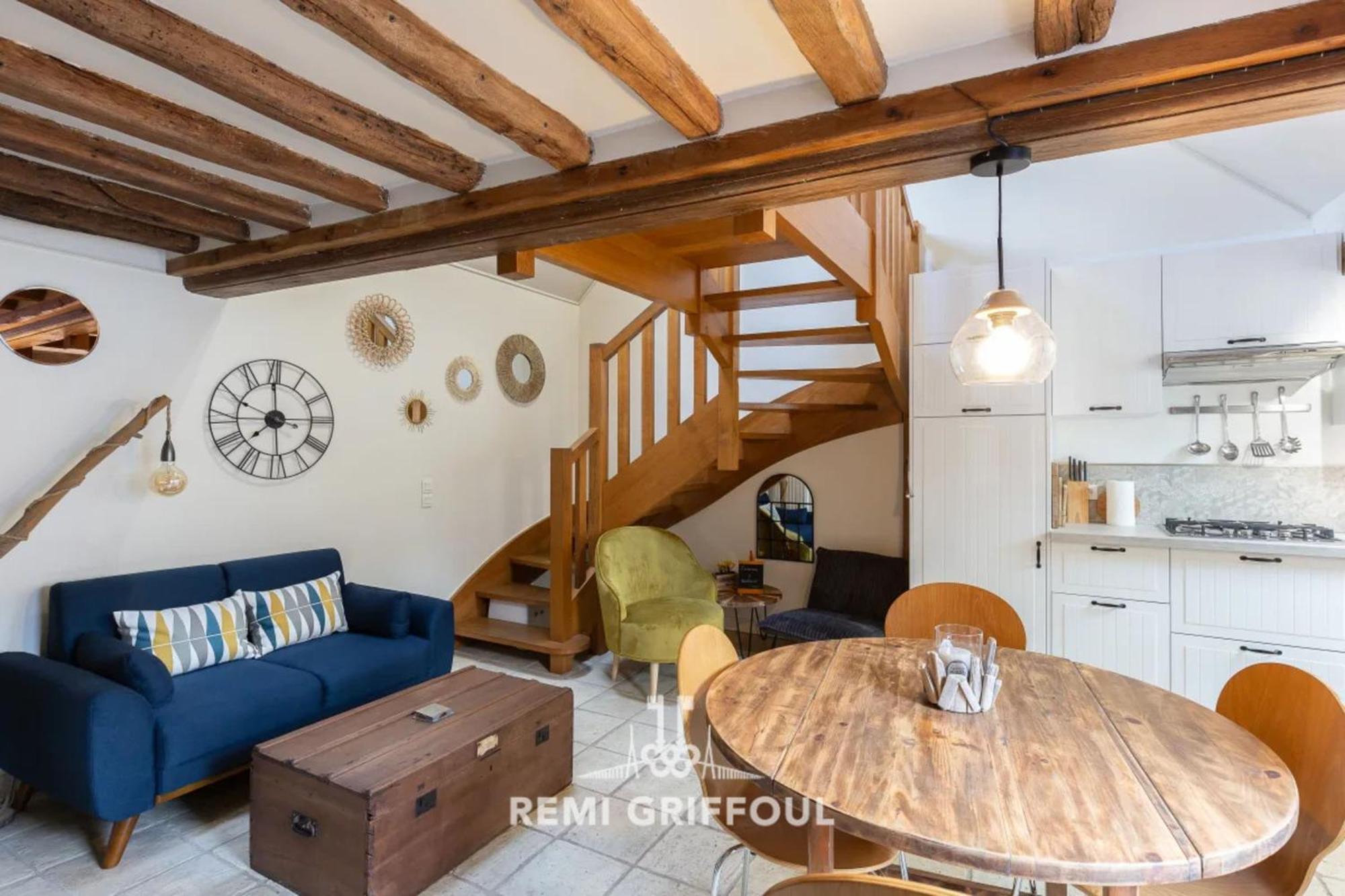 L'Escalier D'H - Duplex 3 In The City Center - Normand Charm - Family Stay Honfleur Zewnętrze zdjęcie